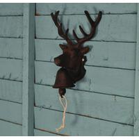 Stags Head Cast Iron Door Bell by Larchwood Forge