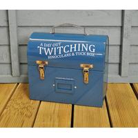 Storage Container For Binoculars & Tuck in Petrol Blue by Burgon and Ball