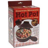 Stoneware Microwave Non Stick Hot Pot Dome Lid Steam Cook Dish Kitchen Cookware