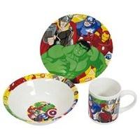 St260 - 3 Piece Ceramic Snack Set - Avengers