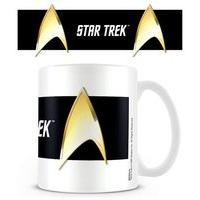 star trek insignia ceramic mug black