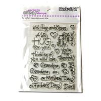 stampendous clear stamp sheet hugs kisses