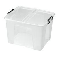 Strata Clear 65L Plastic Storage Box