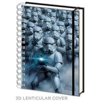 star wars stormtroopers 3d lenticular a5 notebook