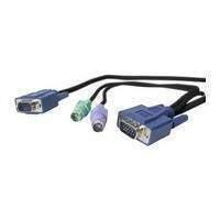 Startech Ultra-thin Ps/2 3-in-1 Kvm Cable (7.6m)