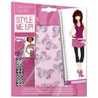 Style Me Up - Glitter Sticker Sheet For Sketchbook - Pink