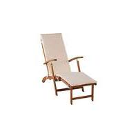 Steamer Foldable Sun Lounger and Cushion