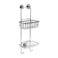 Stanford Home Chrome Suction 2 Tier Caddy