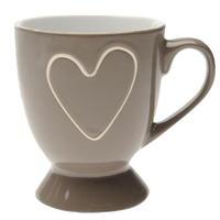 Stanford Home Heart Footed Mug