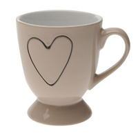 Stanford Home Heart Footed Mug