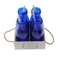 Stanford Home 4 Pack Milk Bottle Crate