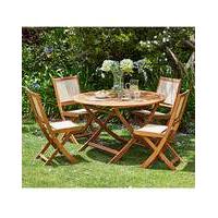 Stockholm 4 Seat Wooden Dining Set