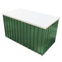 Store More Green Metal Cushion Box 4x2