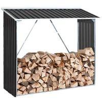 Store More Woodstore Anthracite Metal Log Store 6x2