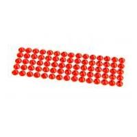 stick on self adhesive diamante jewel gems 3mm red