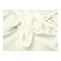 Stretch Poly Spandex Crepe Soft Suiting Dress Fabric Ivory