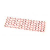 Stick-On Self Adhesive Diamante Jewel Gems 3mm Pale Pink