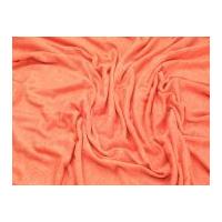Stripe Viscose Stretch Jersey Dress Fabric Orange & Cream