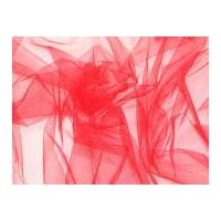 stardust glitter fine tulle netting mesh fabric red