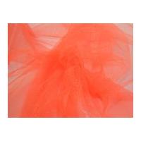 Stardust Glitter Fine Tulle Netting Mesh Fabric Orange