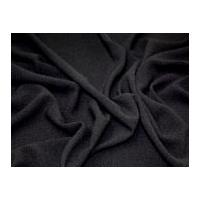 stretch poly spandex crepe soft suiting dress fabric black