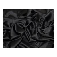 Stretch Silk Touch Satin Dress Fabric Black