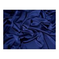 Stretch Silk Touch Satin Dress Fabric Navy Blue