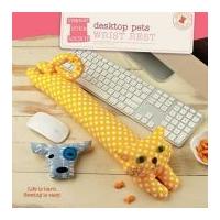 straight stitch society easy sewing pattern desktop pets wrist rest