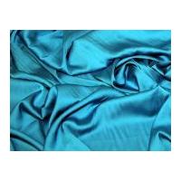 Stretch Silk Touch Satin Dress Fabric Turquoise