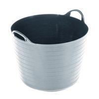 strata silver 40l plastic flexi tub