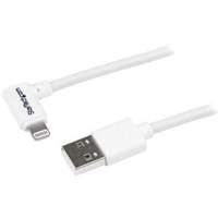 Startech.com (2m) Angled Lightning To Usb Cable (white)