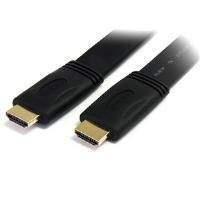 Startech 10 Ft Flat High Speed Hdmi Cable With Ethernet - Hdmi - M/m