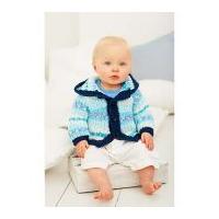 Stylecraft Baby Coat & Jacket Wondersoft Knitting Pattern 9268 DK