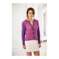 Stylecraft Ladies Sweater & Cardigan Malabar Knitting Pattern 9265 DK