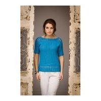 Stylecraft Ladies Sweater & Top Malabar Crochet Pattern 9264 DK