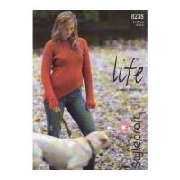 Stylecraft Ladies Sweater Knitting Pattern 8238 DK