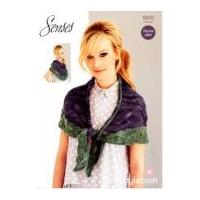 Stylecraft Ladies Scarf Wrap Knitting Pattern 8859