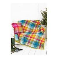 Stylecraft Home Blanket & Cushion Cover Special Crochet Pattern 9255 DK