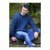 Stylecraft Mens Sweater Life Knitting Pattern 8390 Chunky