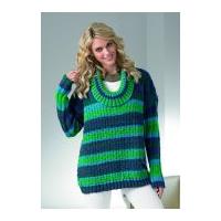 Stylecraft Ladies Sweater Vision Knitting Pattern 8593 DK