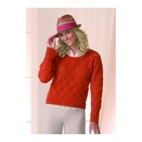 Stylecraft Ladies Sweater Life Knitting Pattern 8597 DK