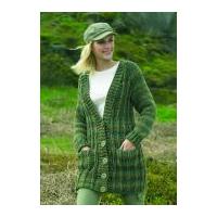 Stylecraft Ladies Jacket Swift Knit Knitting Pattern 8665 Super Chunky