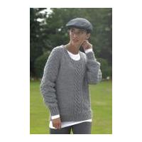 Stylecraft Ladies Sweater Alpaca Knitting Pattern 8720 DK