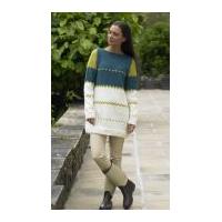 Stylecraft Ladies Sweater Alpaca Knitting Pattern 8727 DK