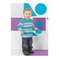 Stylecraft Children's Sweaters Wondersoft Knitting Pattern 8752 DK