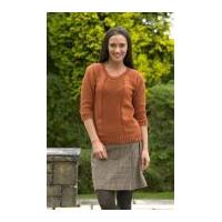 Stylecraft Ladies Sweater Alpaca Knitting Pattern 8771 DK