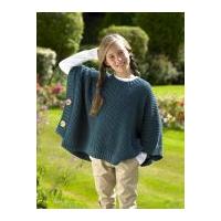 Stylecraft Childrens Poncho Alpaca Knitting Pattern 8799 DK