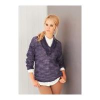 Stylecraft Ladies Sweaters Senses Knitting Pattern 8830 Lace