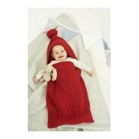 Stylecraft Baby Cocoon Sleeping Bag Lullaby Knitting Pattern 8916 DK