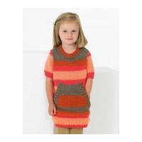 Stylecraft Childrens Tunic Tops with Kangaroo Pocket Vision Knitting Pattern 8790 DK